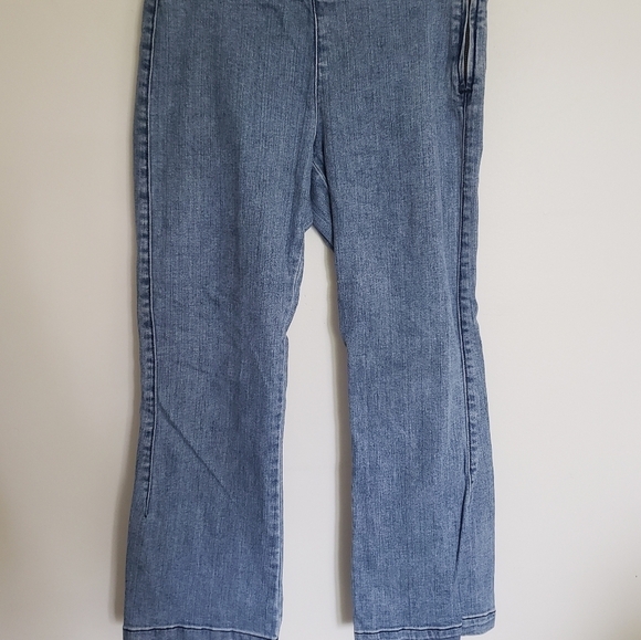 BDG Urban Outfitters Flat Front Crop Jeans Womens Size 2 Pull On - Picture 2 of 8